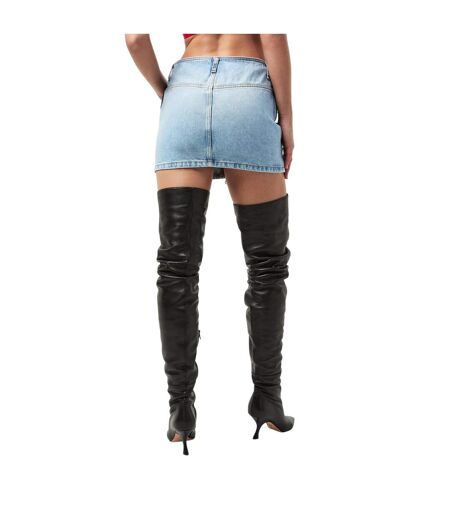Mini Jupe Ron S4 Femme Bleu Diesel