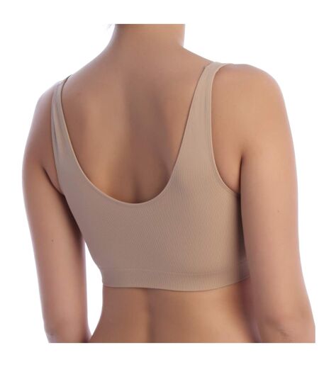 TELMA Women's Seamless Top Bra