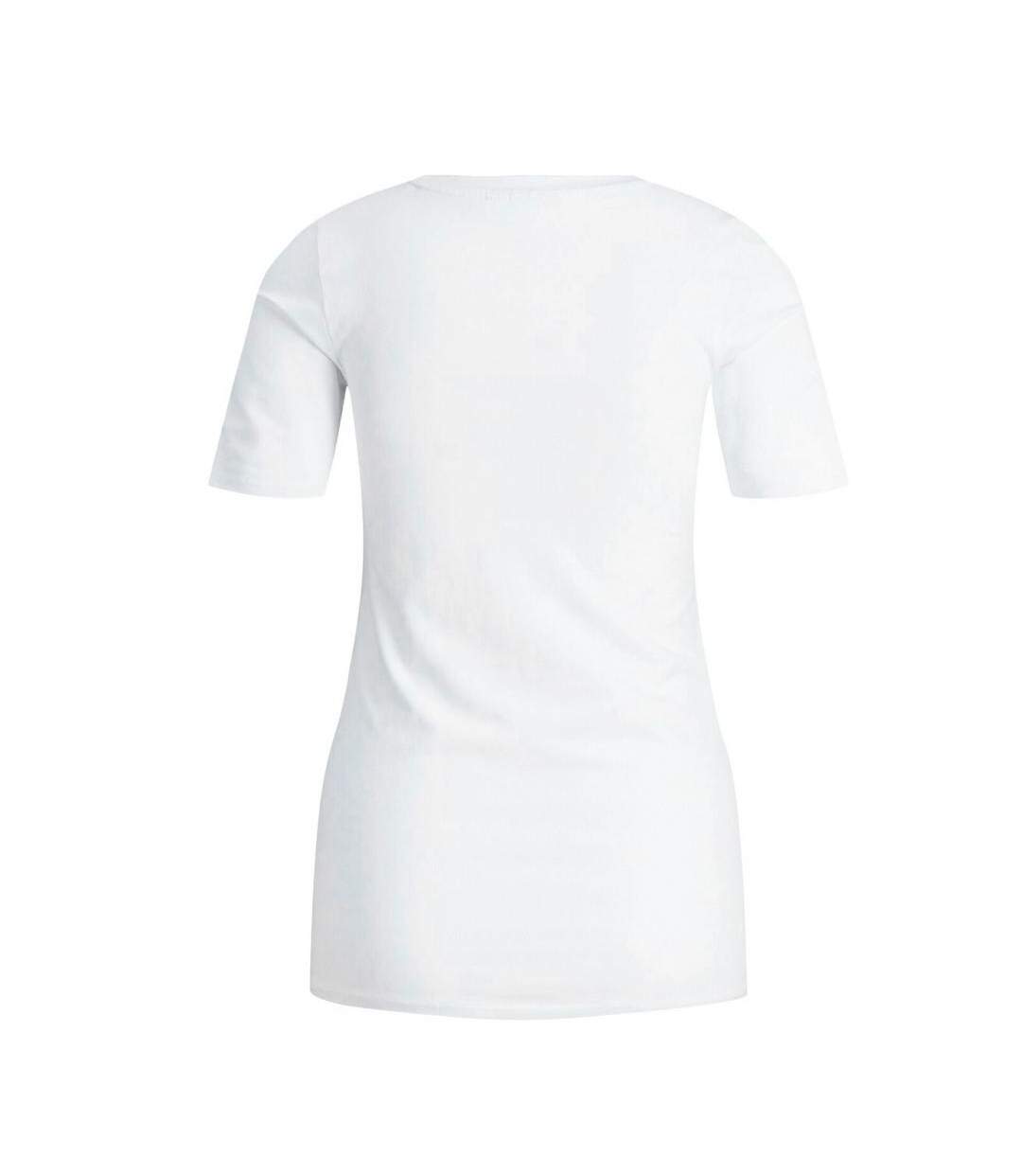 T-shirt blanc femme jjxx evelin-2