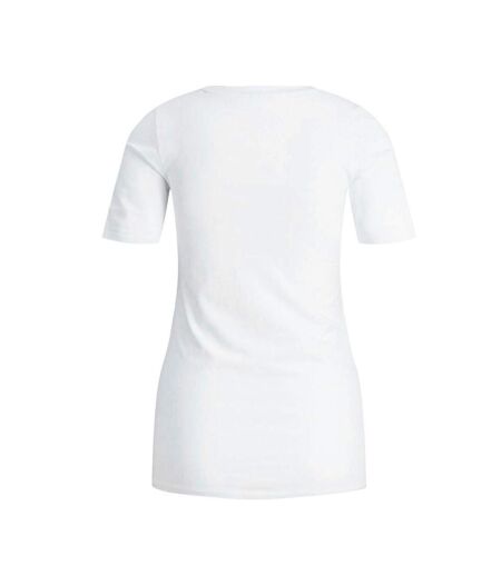 T-shirt Blanc Femme JJXX Evelin - L