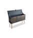 Coffre de Rangement Malina 100cm Cuivre & Or-3