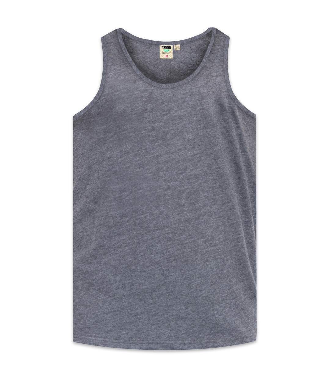 Duke Mens Fabio-2 Kingsize Muscle Vest (Charcoal Melange) - UTDC172-1