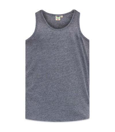 Duke Mens Fabio-2 Kingsize Muscle Vest (Charcoal Melange) - UTDC172