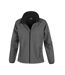 Womens/ladies softshell body warmer charcoal grey/black Result