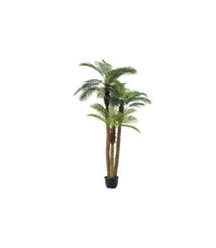 Plante Artificielle en Pot 3 Palmiers 300cm Vert