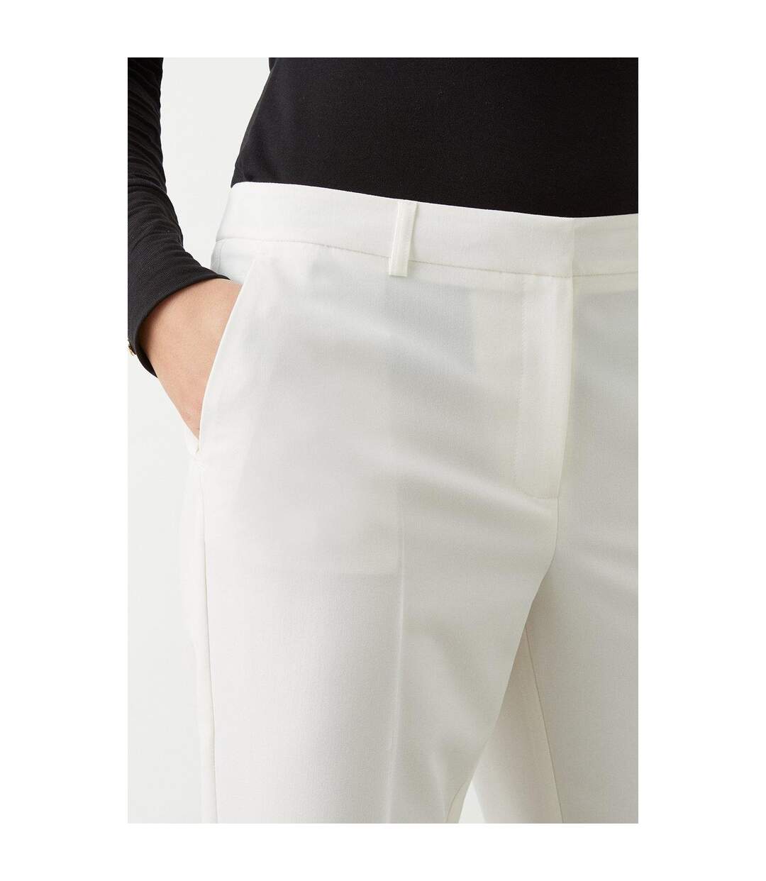 Pantalon 7/8 femme blanc cassé Dorothy Perkins-3