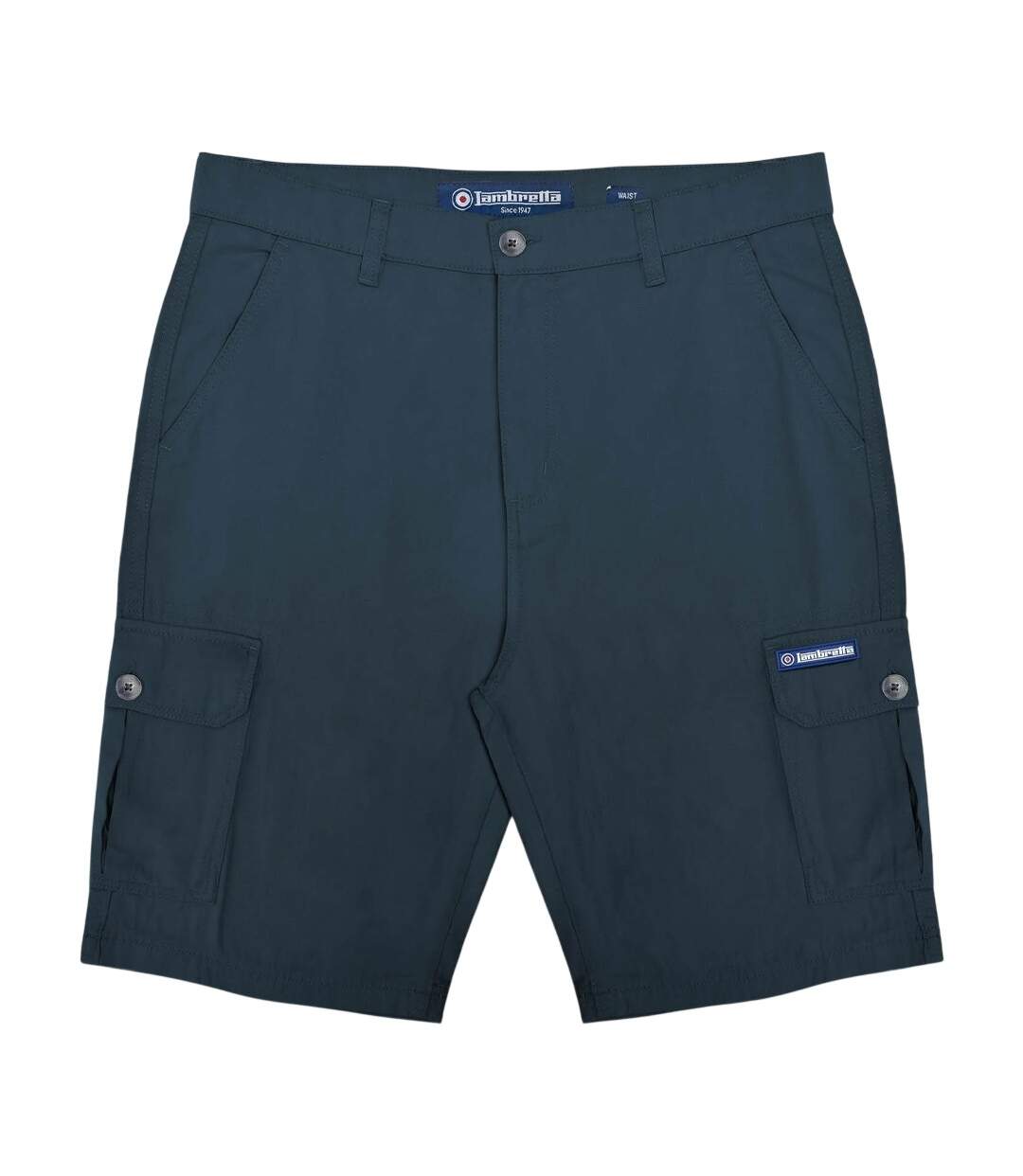 Short À Poches Motif/style Logo En Caoutchouc Homme Bleu Marine Lambretta-2