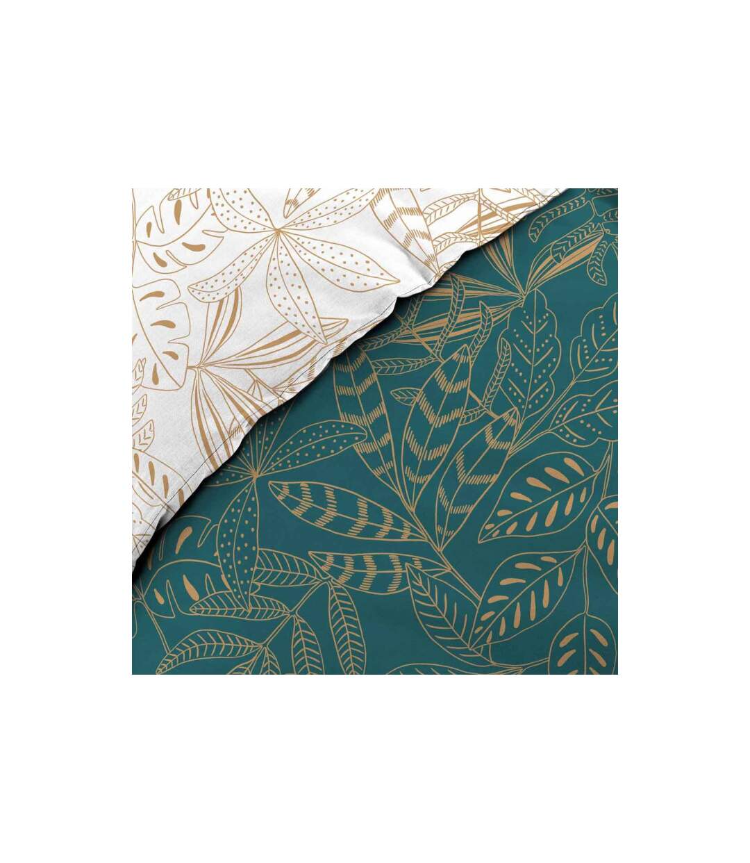 Parure de Lit 3 Pièces Belflor 240x220cm Émeraude-3