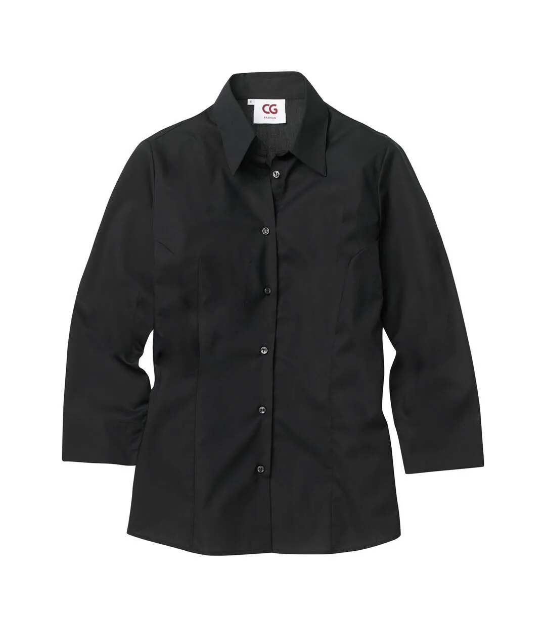 Chemisier Troina Femme Noir CG Workwear-1