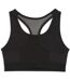 Womens/ladies Hyrox Logo Sports Bra Black Puma-3