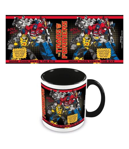 Transformers More Than Meets The Eye Mug (Black/White/Red) (One Size) - UTPM6975