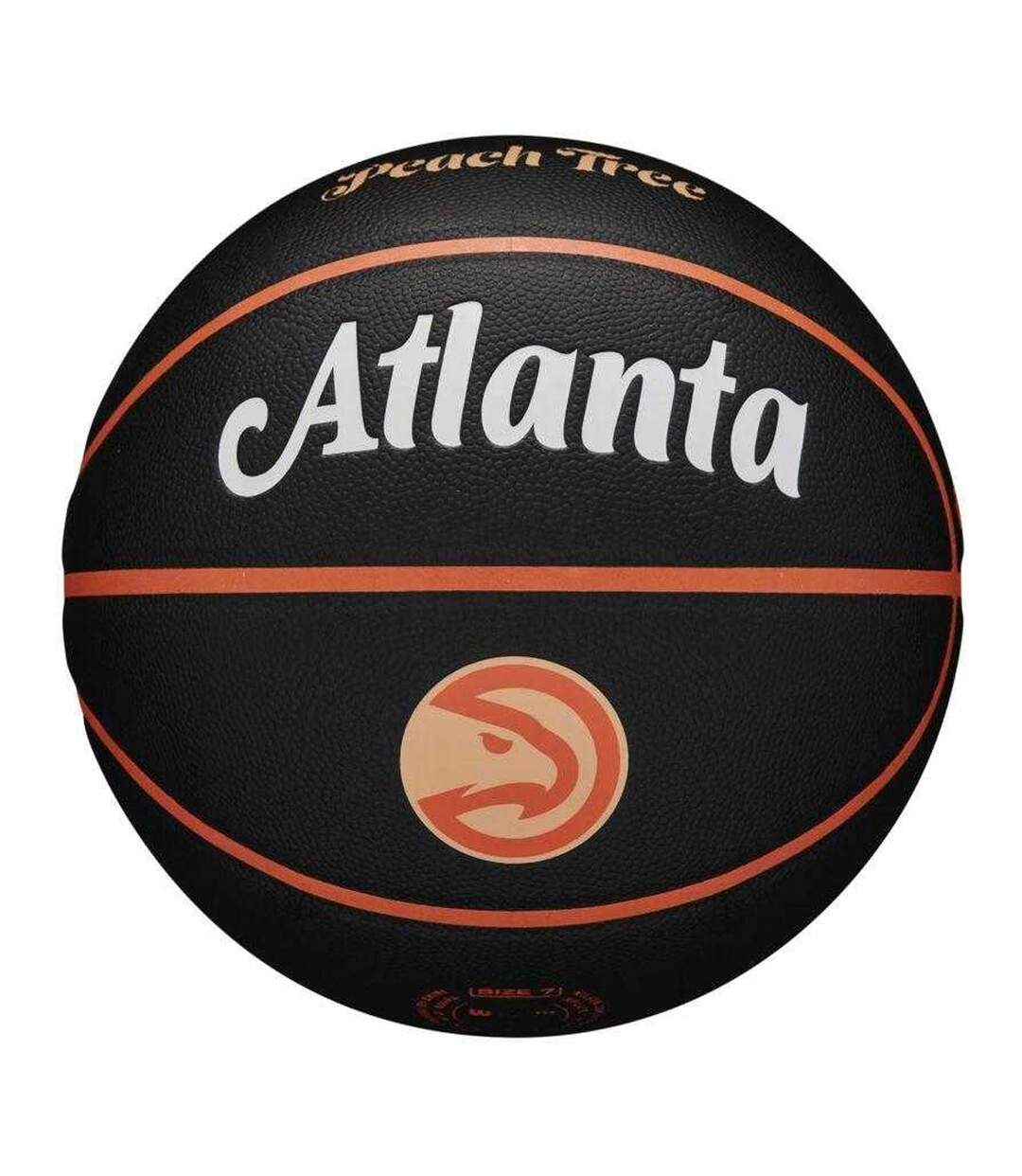 Ballon De Basket Motif/style Nba Atlanta Hawks Taille 7 Noir Wilson-2