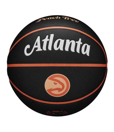 Ballon De Basket Motif/style Nba Atlanta Hawks Taille 7 Noir Wilson