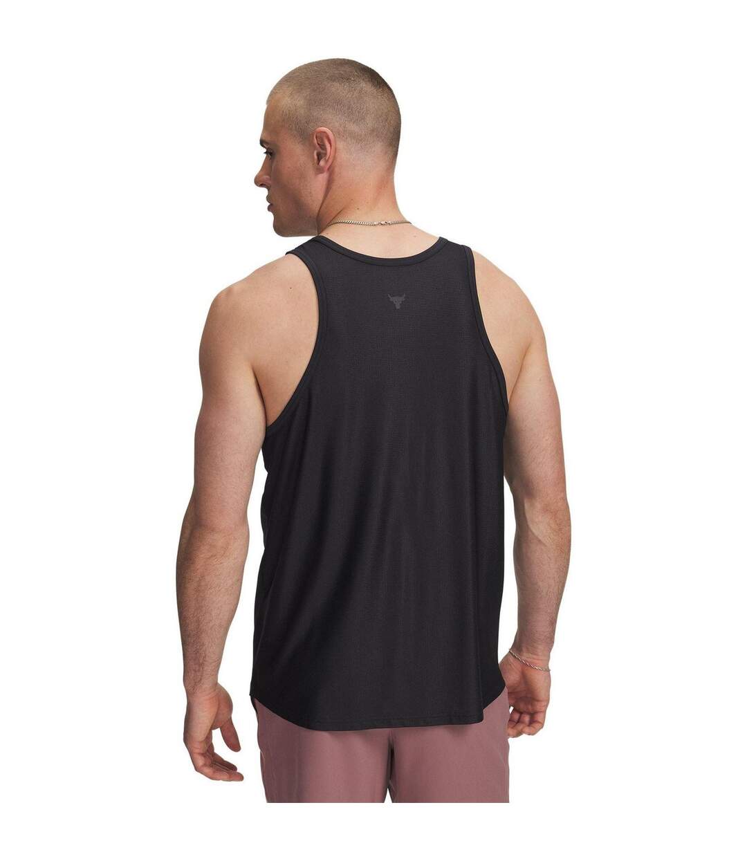 Mens Project Rock Tank Top Black Under Armour-2