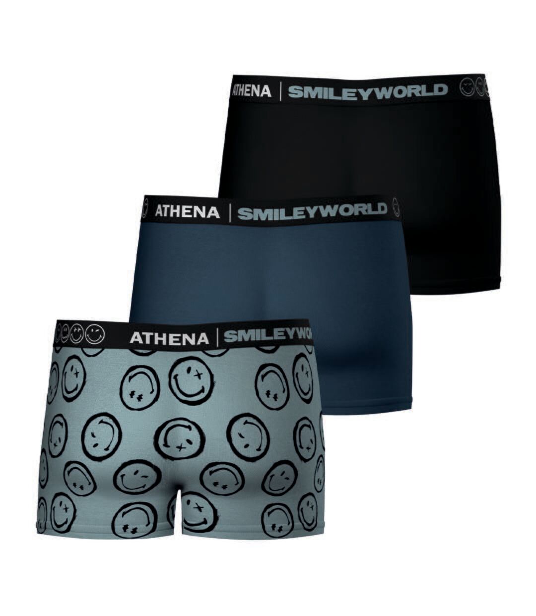 Lot de 3 boxers homme SmileyWorld® I Athena-3