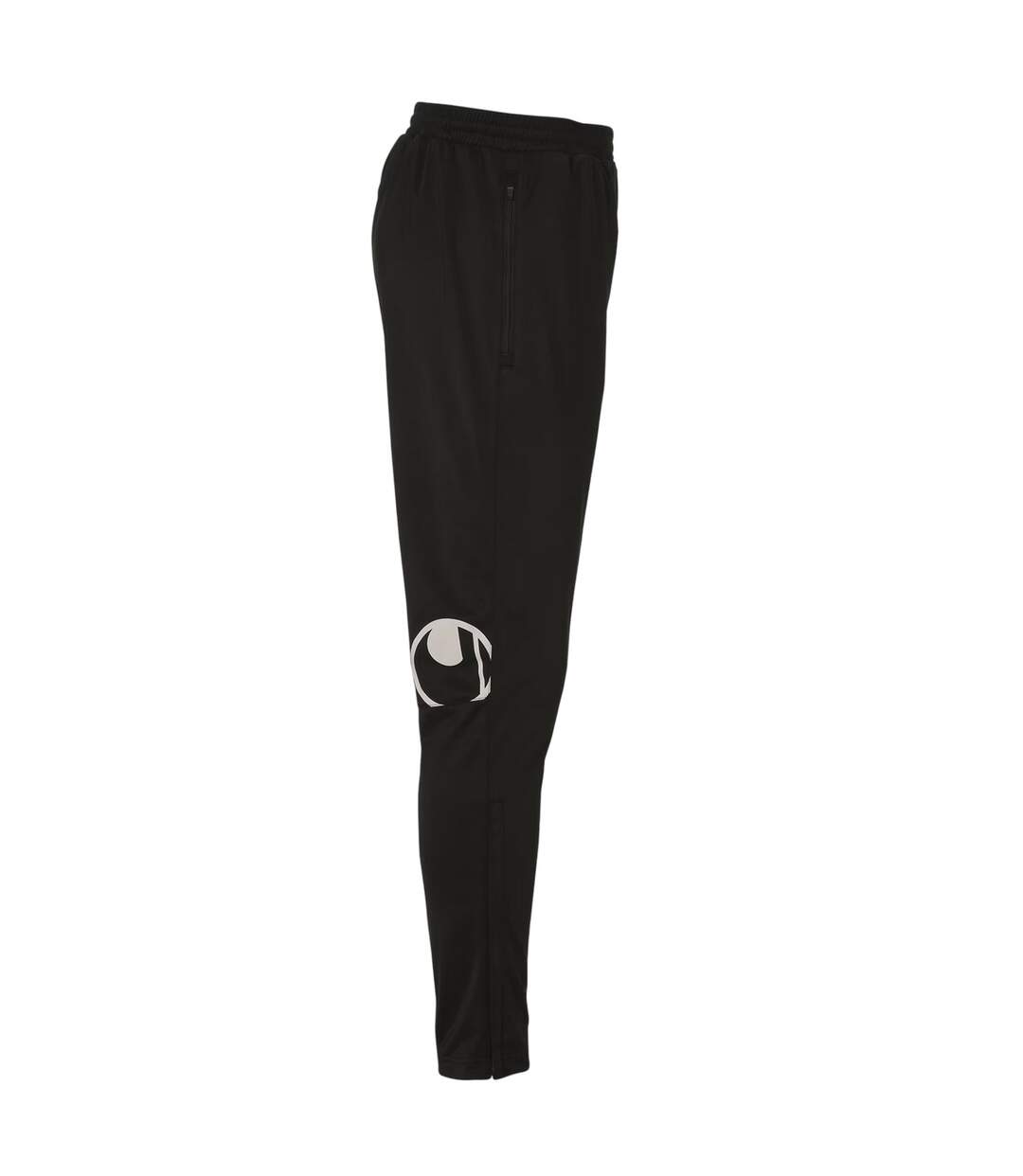 Mens Score Slim Running Trousers Black White UHL Sport-4
