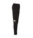 Mens Score Slim Running Trousers Black White UHL Sport-4