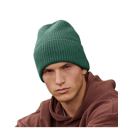 Unisex Adult Cuffed Oversized Beanie Marine Green Beechfield