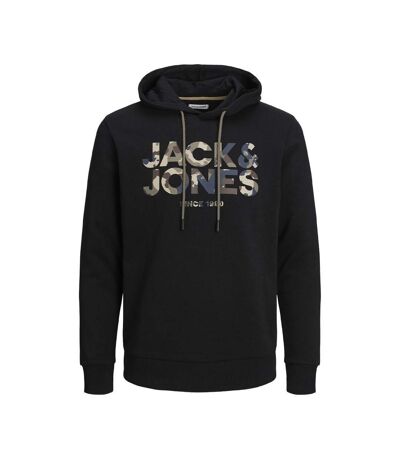 Sweat à Capuche Noir Homme Jack & Jones James - L