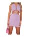 Mini Jupe Motif/style Tricoté Femme Lilas Missy Empire-2