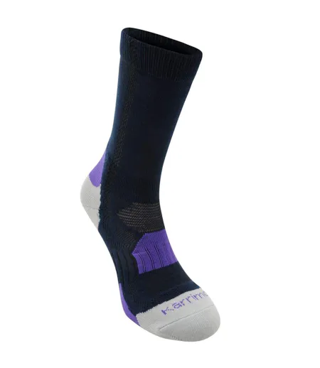 Chaussettes Marche Femme Bleu Marine Violet Karrimor