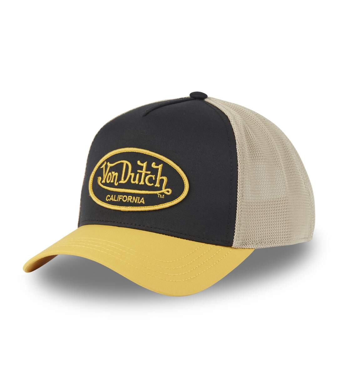 Casquette trucker avec filet et broderie Poly Vondutch-1