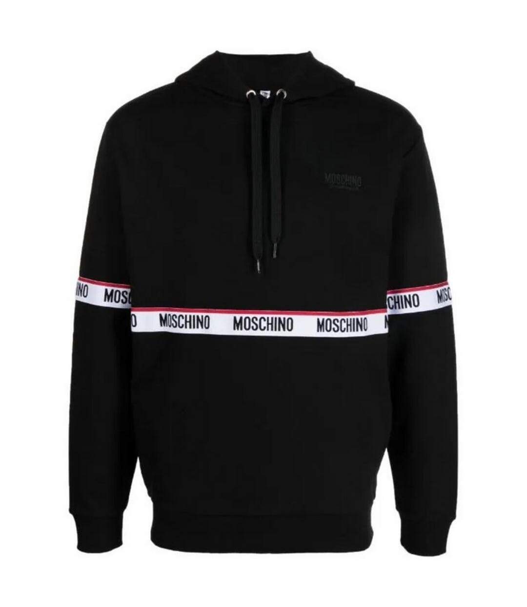 Sweat À Capuche Homme Noir Moschino-1