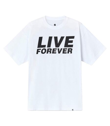 T-shirt Motif/style Tour Porsche Live Forever Homme Blanc Pretty Green