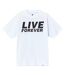 T-shirt Motif/style Tour Porsche Live Forever Homme Blanc Pretty Green-2