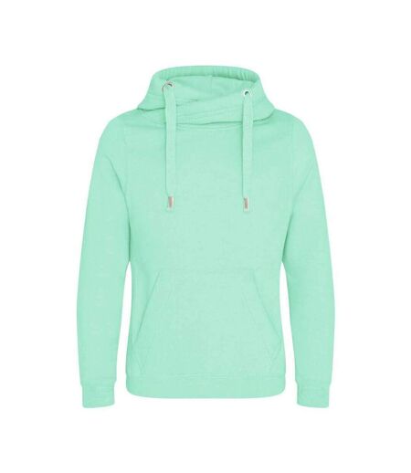 Hoods Mens Cross Neck Hoodie Peppermint AWDis