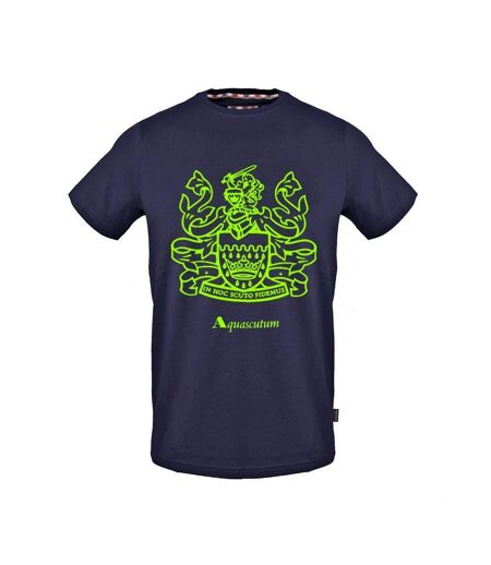 T-shirt Motif/style Emblème Homme Bleu Marine Aquascutum