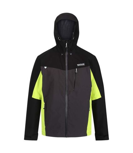 Regatta Mens Birchdale Waterproof Hooded Jacket (Ash/Black) - UTRG3474