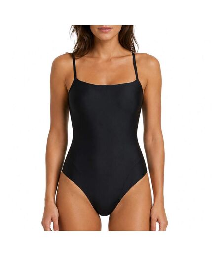 Maillot de bain noir femme lagon bleu justine