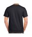 Mens heavy cotton t-shirt black Gildan