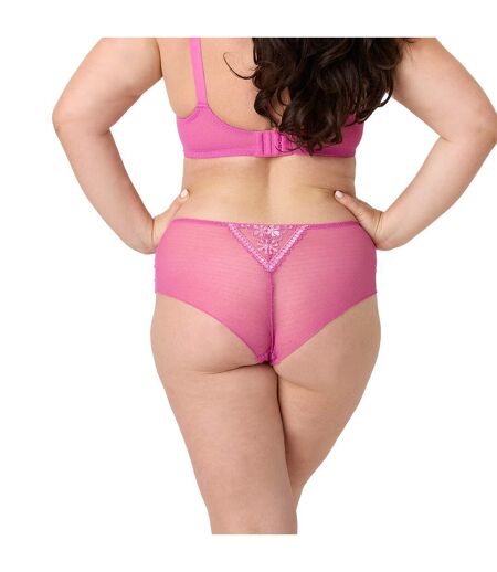 Shorty grande taille rose Samba