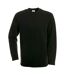 Sweat-shirt coupe ample - homme - WU610 - noir