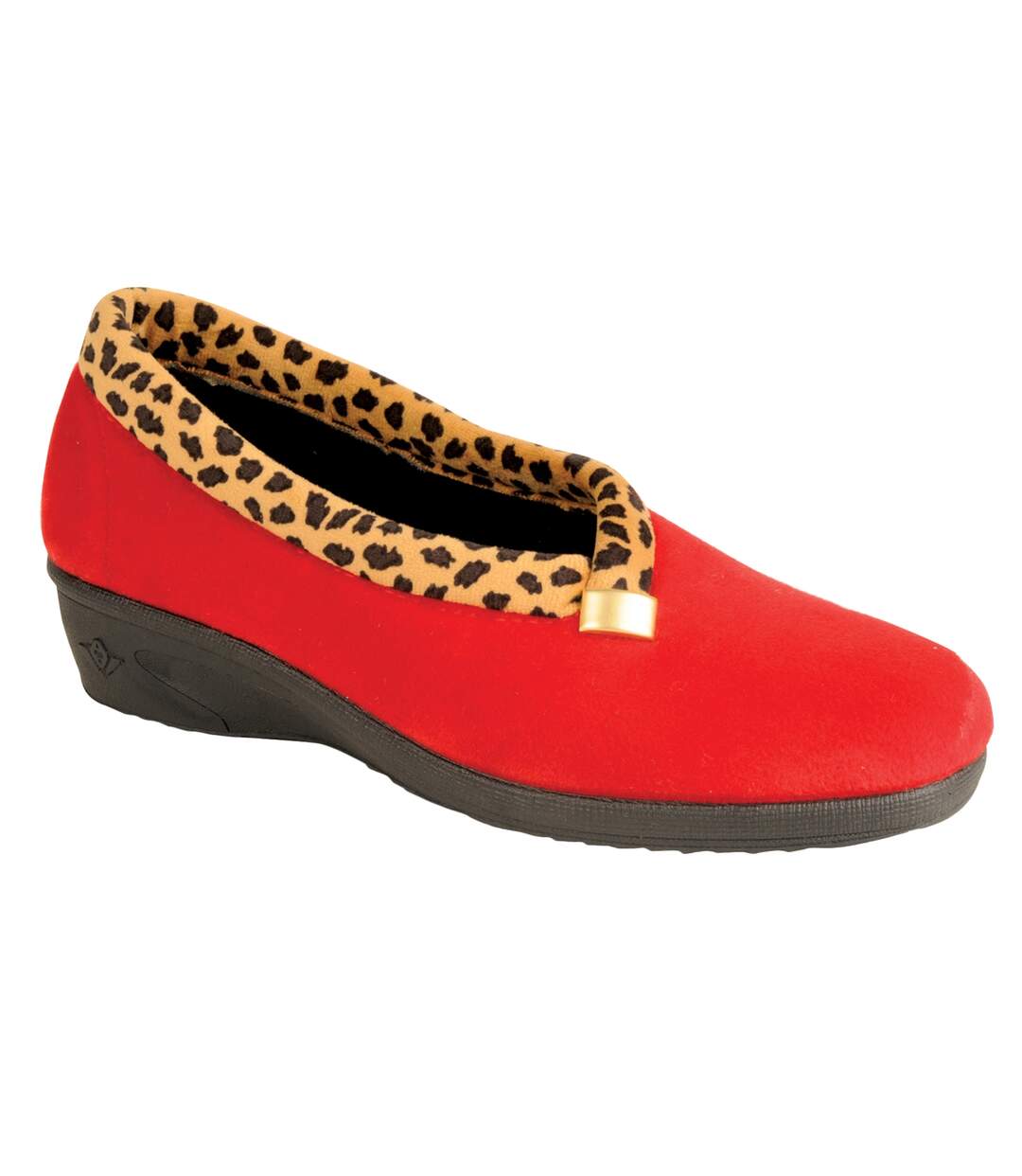 Chaussons paloma femme rouge Lunar-1