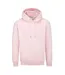 Unisex Adult Essential Organic Drawstring Hoodie Soft Pink Mantis-1