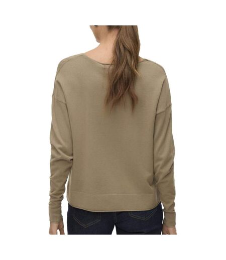 Pull marron femme vero moda breezess