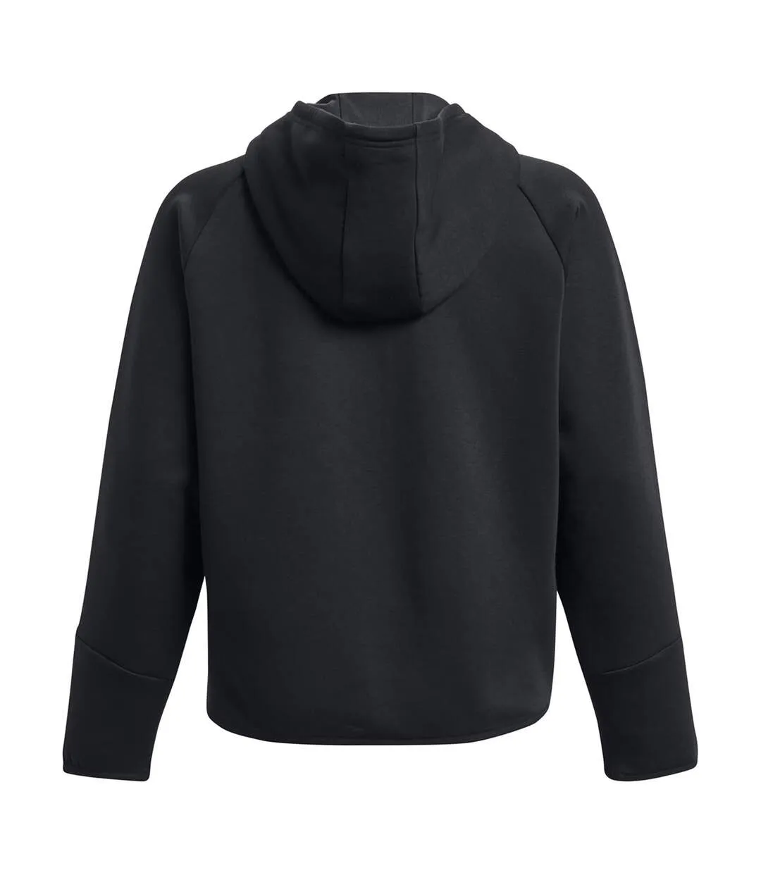 Womens/ladies Unstoppable Two Tone Sweat Jacket Black Under Armour-3