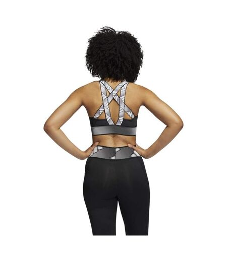 Brassière De Sport Adlife Femme Noir Marron Clair Adidas