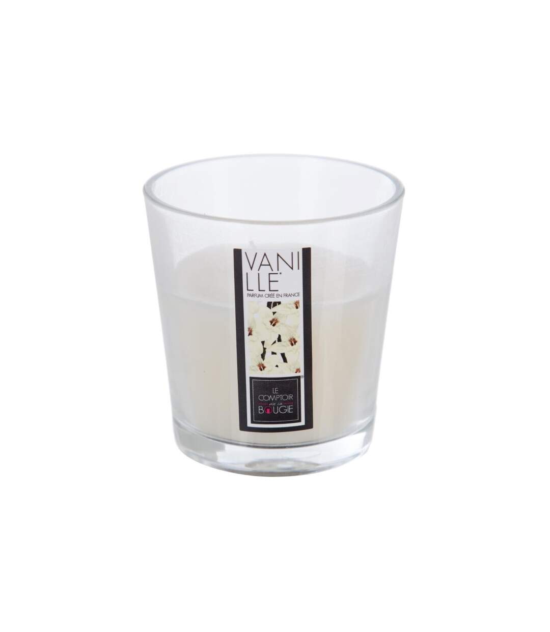 Bougie Parfumée en Verre Nina 90g Vanille-1