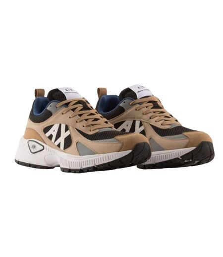 Baskets Homme Noir Marron Armani Exchange