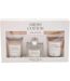 Coffret 2 bougies parfumée et diffuseur 50ml Senteur coton