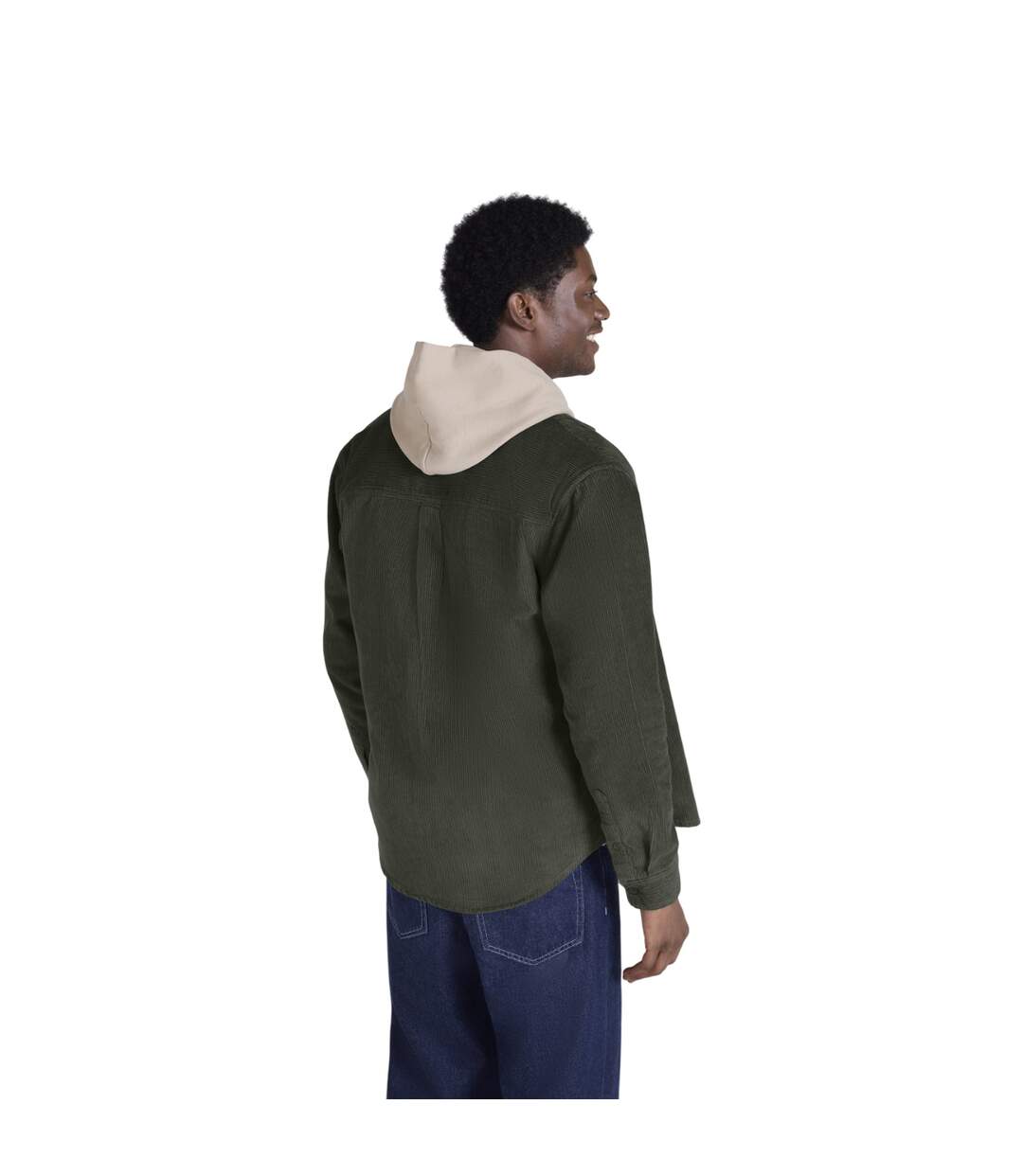Chemise Motif/style À Carreaux Lewis Homme Vert Kaki Animal-3