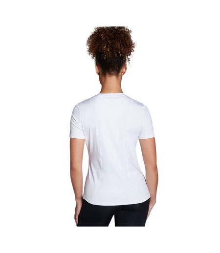 Womens/ladies Short-sleeved Athletic T-shirt White MyProtein