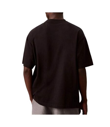 T-Shirt noir homme calvin klein jeans monologo lv04rb295g