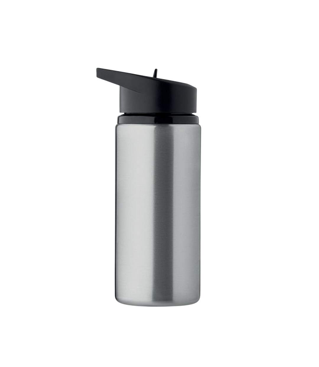 Spot Single Wall 500ml Water Bottle One Size Matt Silver MidOcean-4