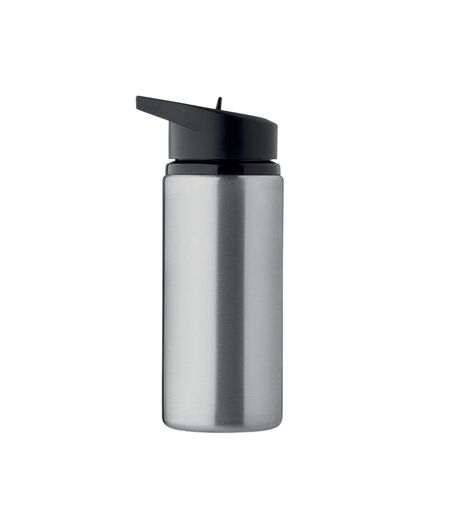 Spot Single Wall 500ml Water Bottle One Size Matt Silver MidOcean