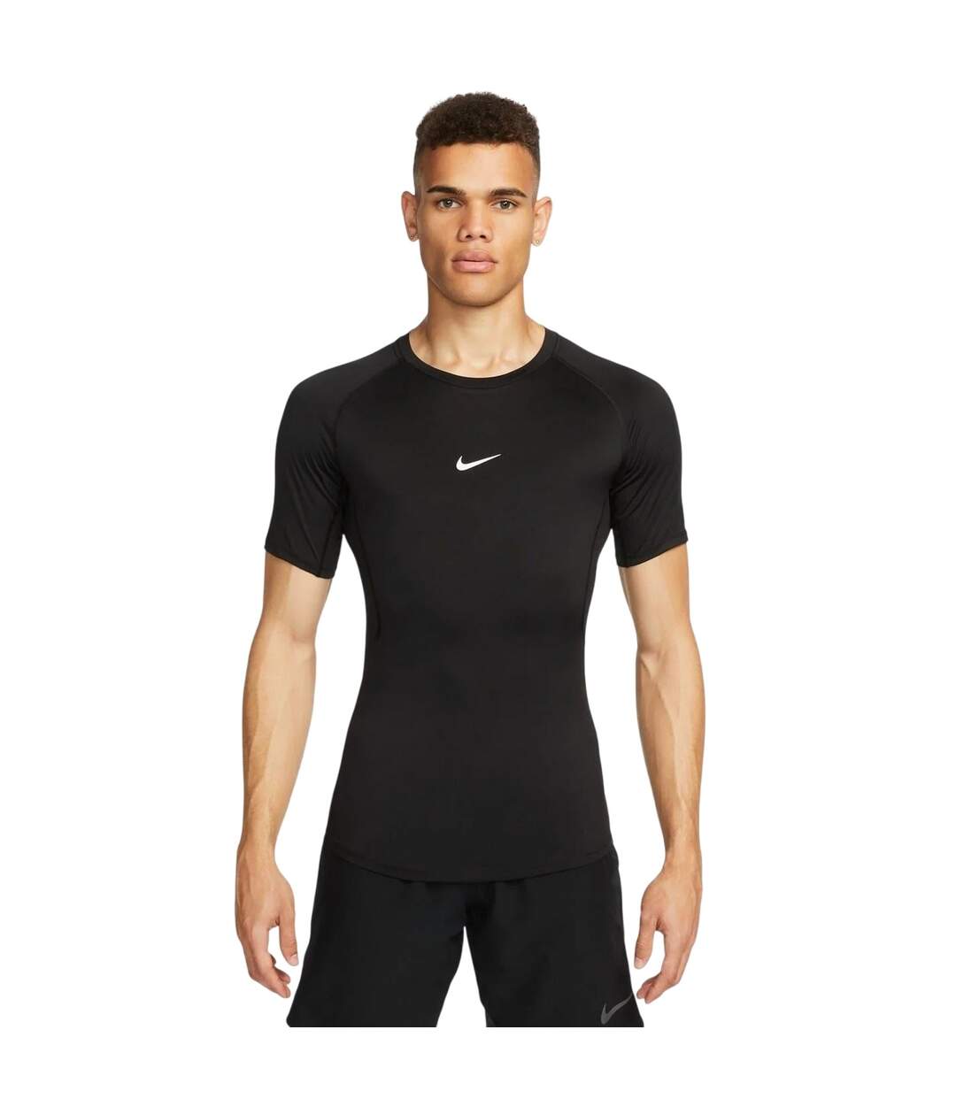 Mens Pro Core Dri-fit Compression Tight Base Layer Top Black Nike-2